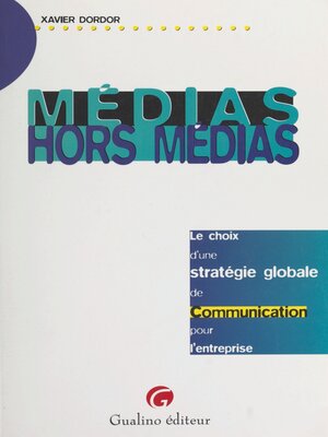 cover image of Médias, hors médias